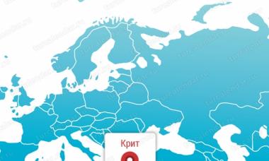 Карта крита на русском языке Интерактивная карта крита